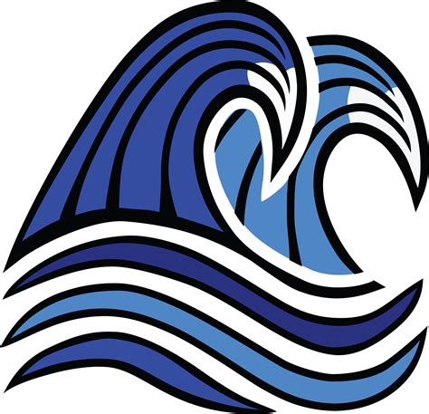 free wave clipart.